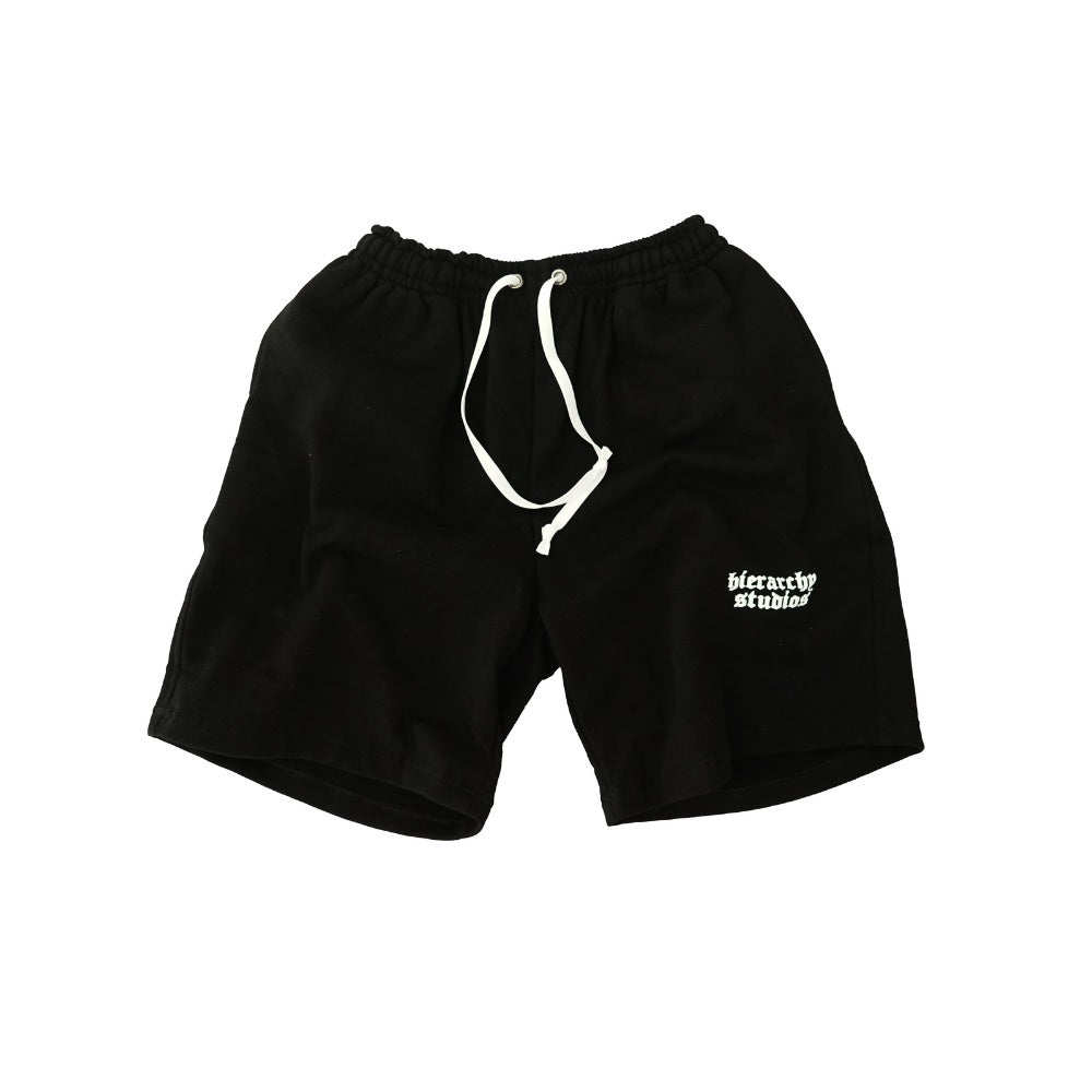 Hierarchy Studios - Black Wide Logo Shortpants