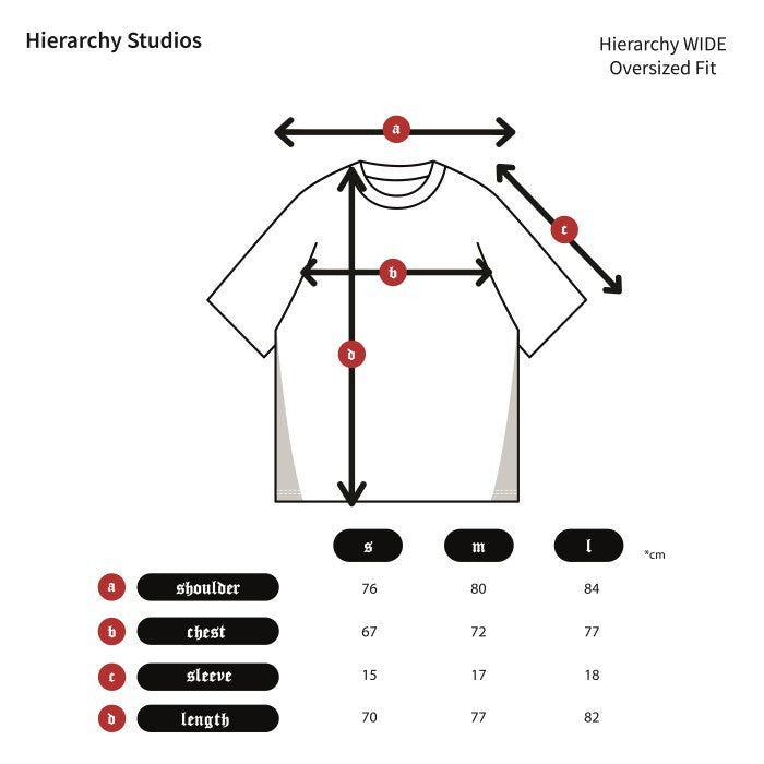 Hierarchy Studios Resurgence - White Liquid Wide Oversized T-Shirt