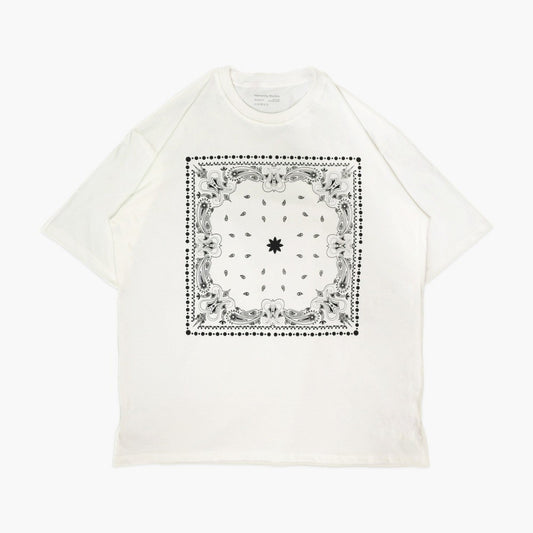 Hierarchy Studios Paisley Oversized T-shirt Ivory