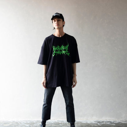 Hierarchy Studios - Born Evil Black Oversized T-Shirt