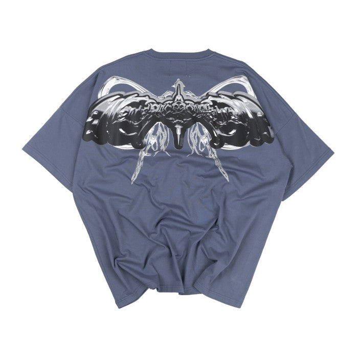 Hierarchy Studios Resurgence - Blue Wings Wide Oversized T-Shirt