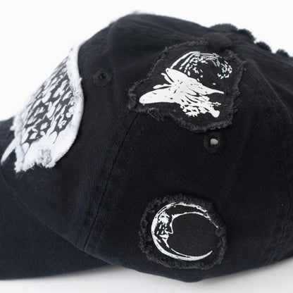 HIERARCHY STUDIOS Spellbound - Distressed Black Reaper Baseball Cap