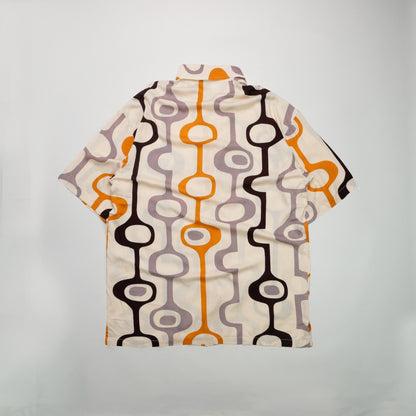 Hierarchy Studios - Ivory Abstract Oversized Shirt