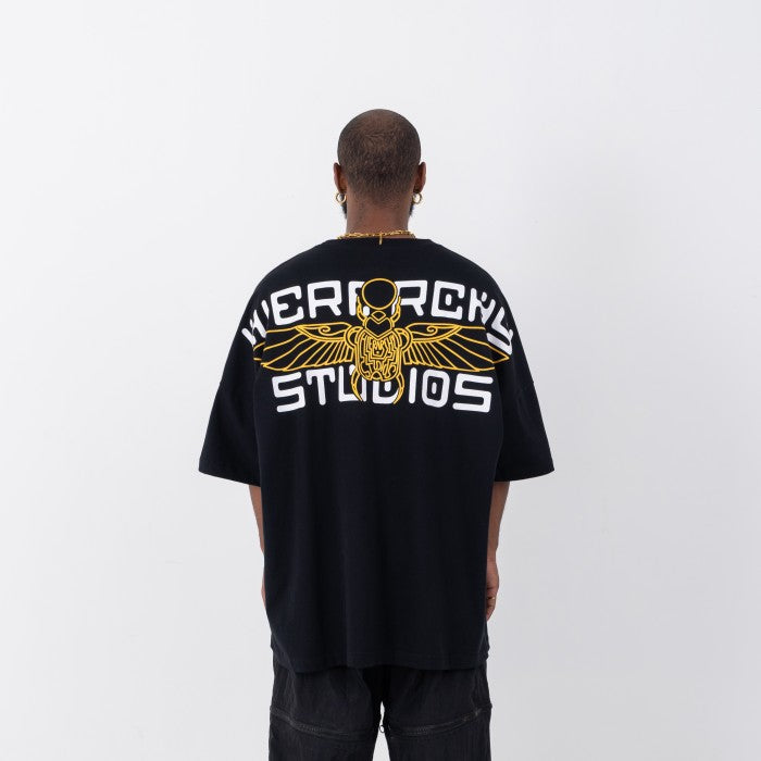 Hierarchy Studios VOH - Black Scarab Wide Oversized T-Shirt