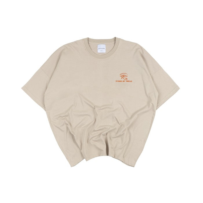 Hierarchy Studios VOH - Beige Pyramid Wide Oversized T-Shirt