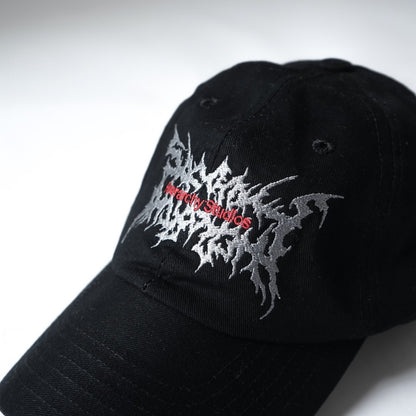 Hierarchy Studios - Evil Black Wide Logo Baseball Cap