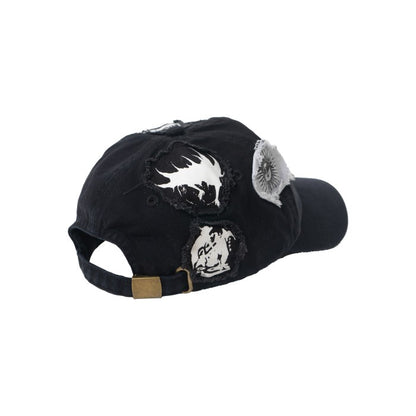 HIERARCHY STUDIOS Spellbound - Distressed Black Reaper Baseball Cap