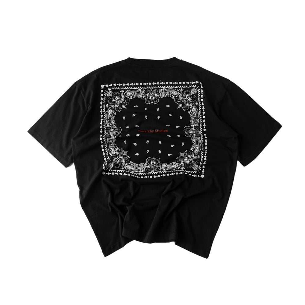 Hierarchy Studios - Neo Paisley Oversized T-shirt Black