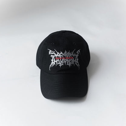 Hierarchy Studios - Evil Black Wide Logo Baseball Cap