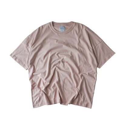 Hierarchy Studios - Wide Evil Logo Dusty Pink Oversized T-Shirt