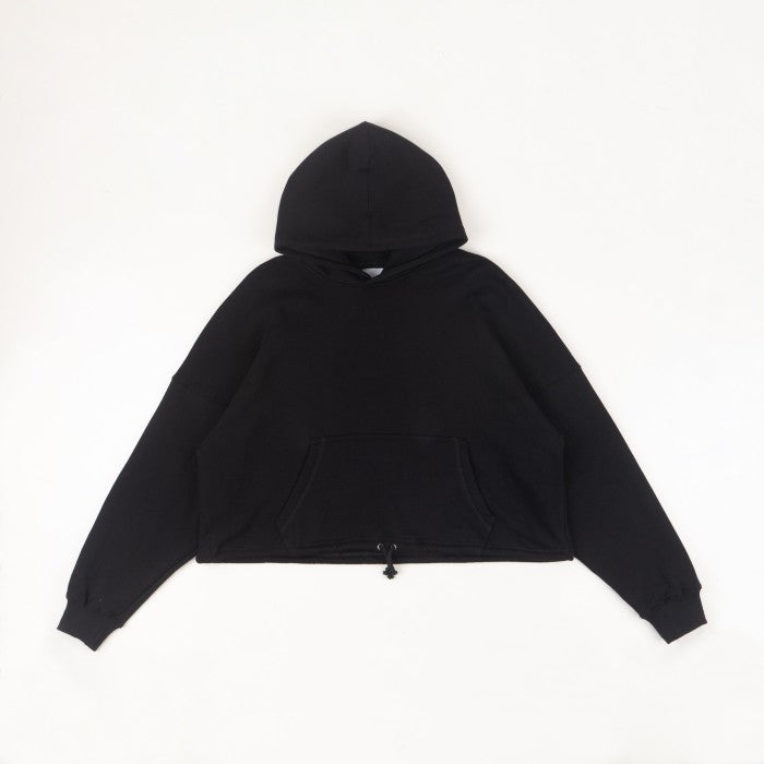 HIERARCHY STUDIOS Spellbound - Black Spellcaster Crop Oversized Hoodie