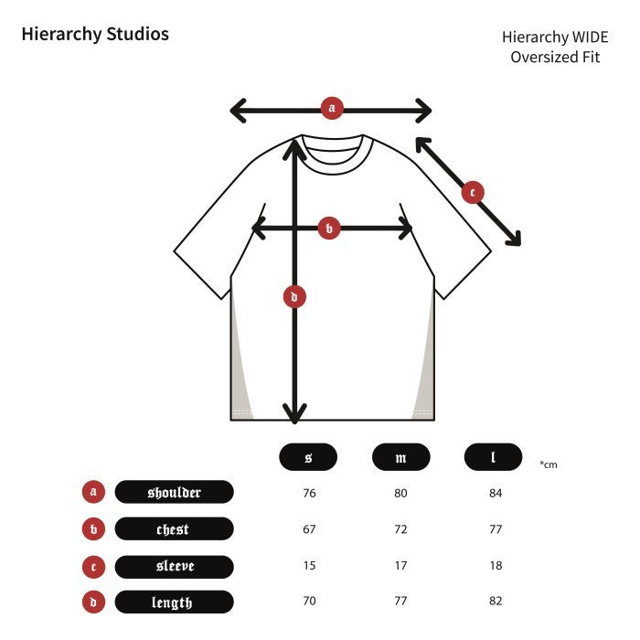 Hierarchy Studios Resurgence - Blue Wings Wide Oversized T-Shirt