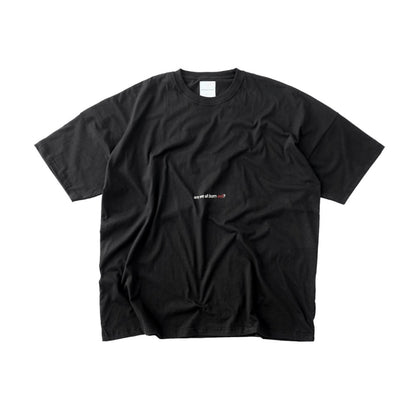 Hierarchy Studios - Wide Evil Logo Black Oversized T-Shirt