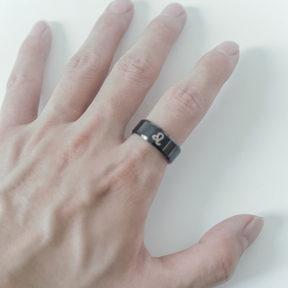 Hierarchy Studios - Black Zodiac Ring