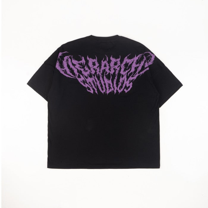 HIERARCHY STUDIOS Spellbound - Black Toxic Wide Oversized T-Shirt