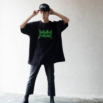 Hierarchy Studios - Born Evil Black Oversized T-Shirt