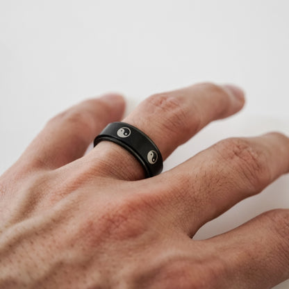 Hierarchy Studios - Rotating Yin Yang Ring