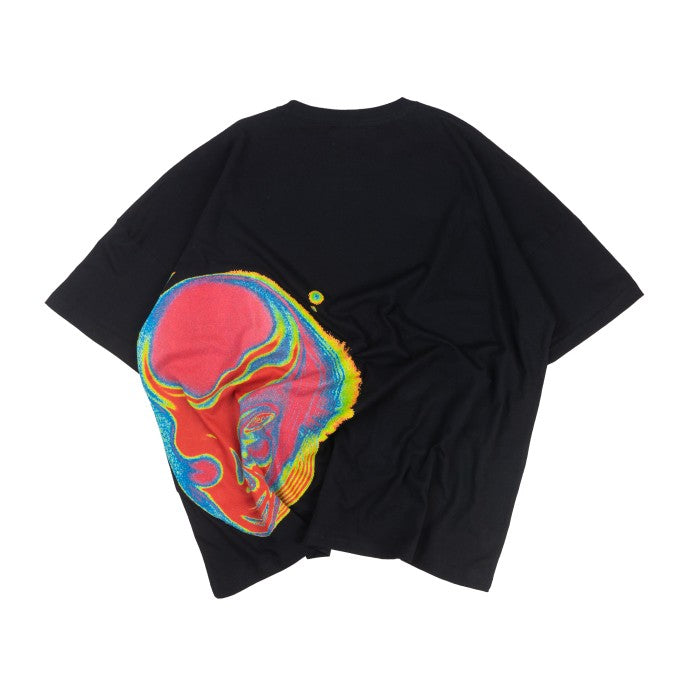 HIERARCHY STUDIOS Resurgence - Black Heatmap Oversized T-Shirt