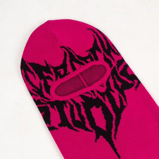 HIERARCHY STUDIOS Resurgence - Magenta Throne Knit Balaclava