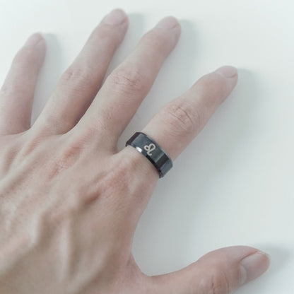 Hierarchy Studios - Black Zodiac Ring