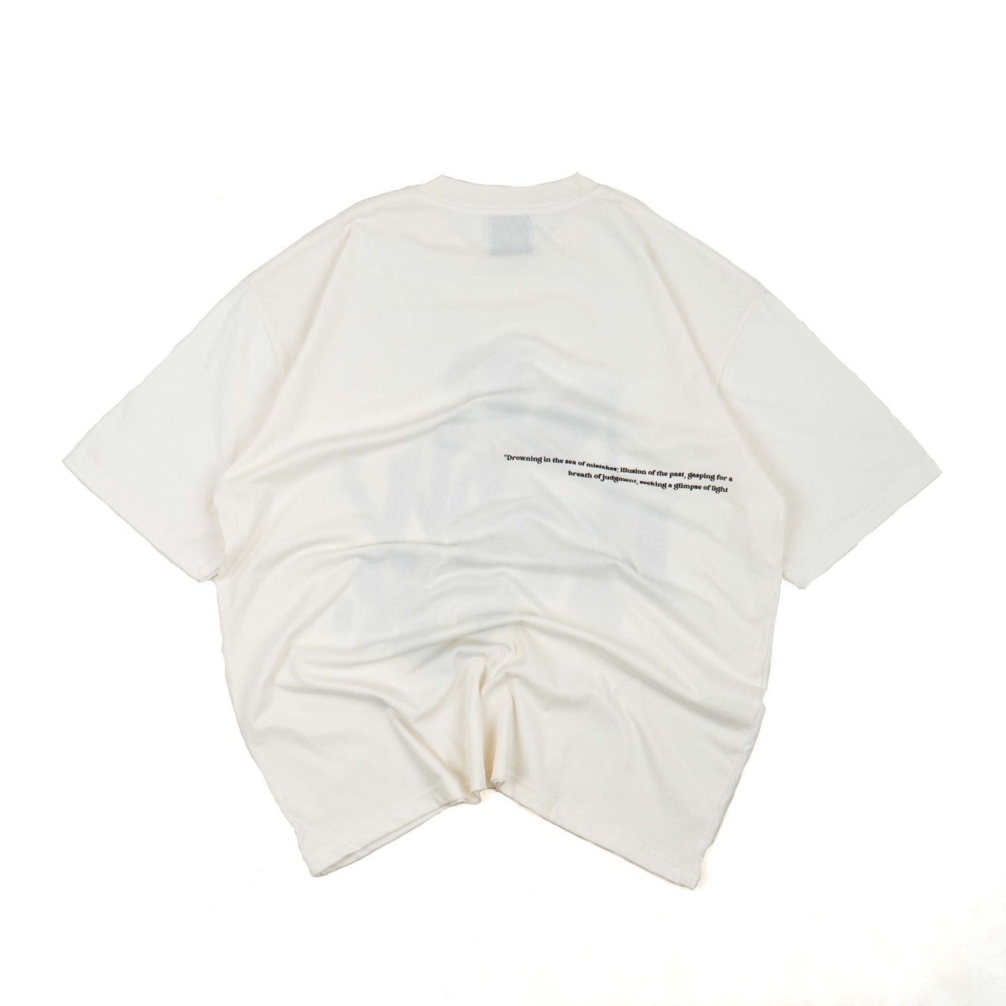 Hierarchy Studios - New Error Blurry Oversized T-Shirt Broken White