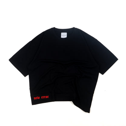 Hierarchy Studios - New Error Fold Oversized T-Shirt Black