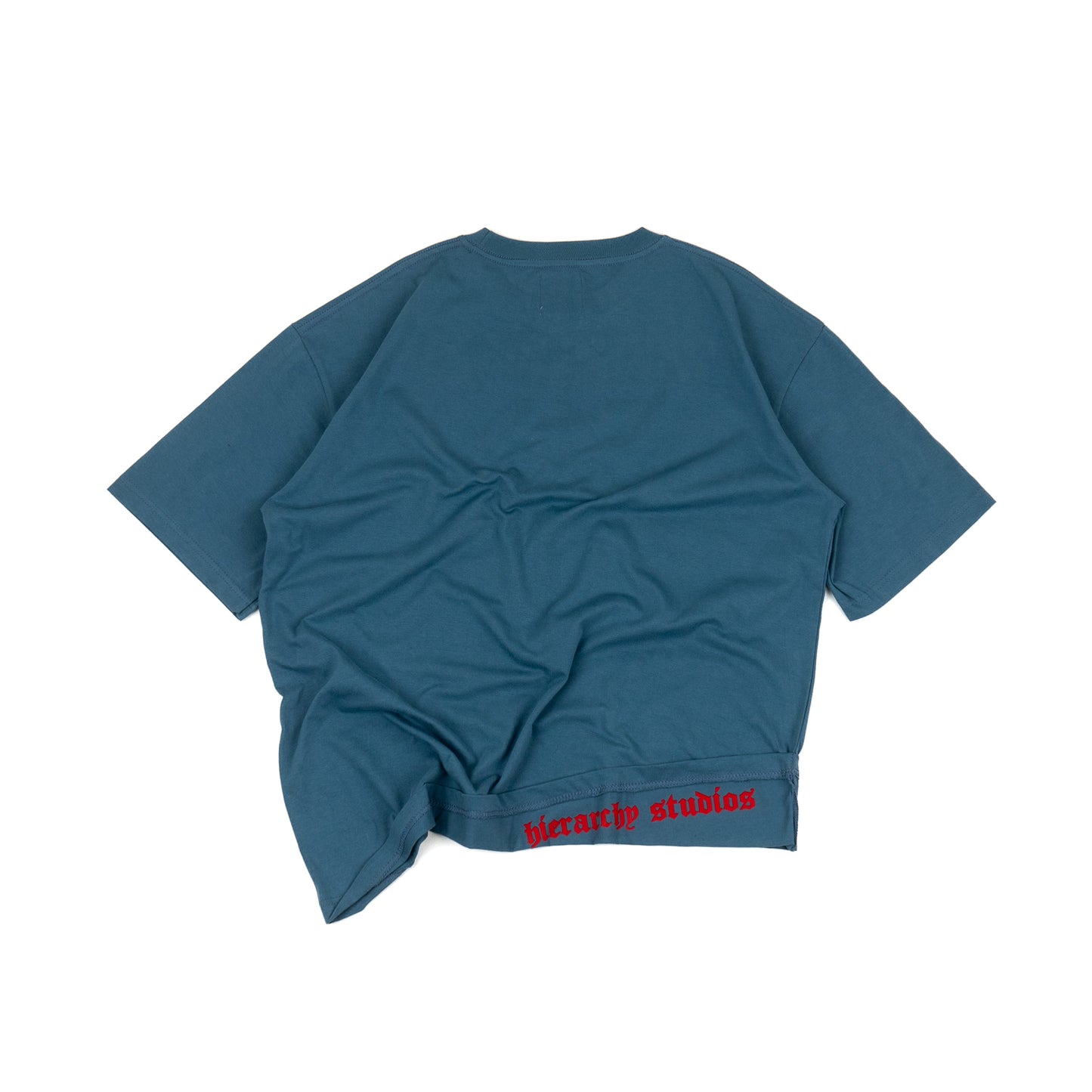 Hierarchy Studios - New Error Fold Oversized T-Shirt Dusty Blue