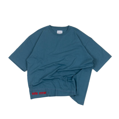 Hierarchy Studios - New Error Fold Oversized T-Shirt Dusty Blue