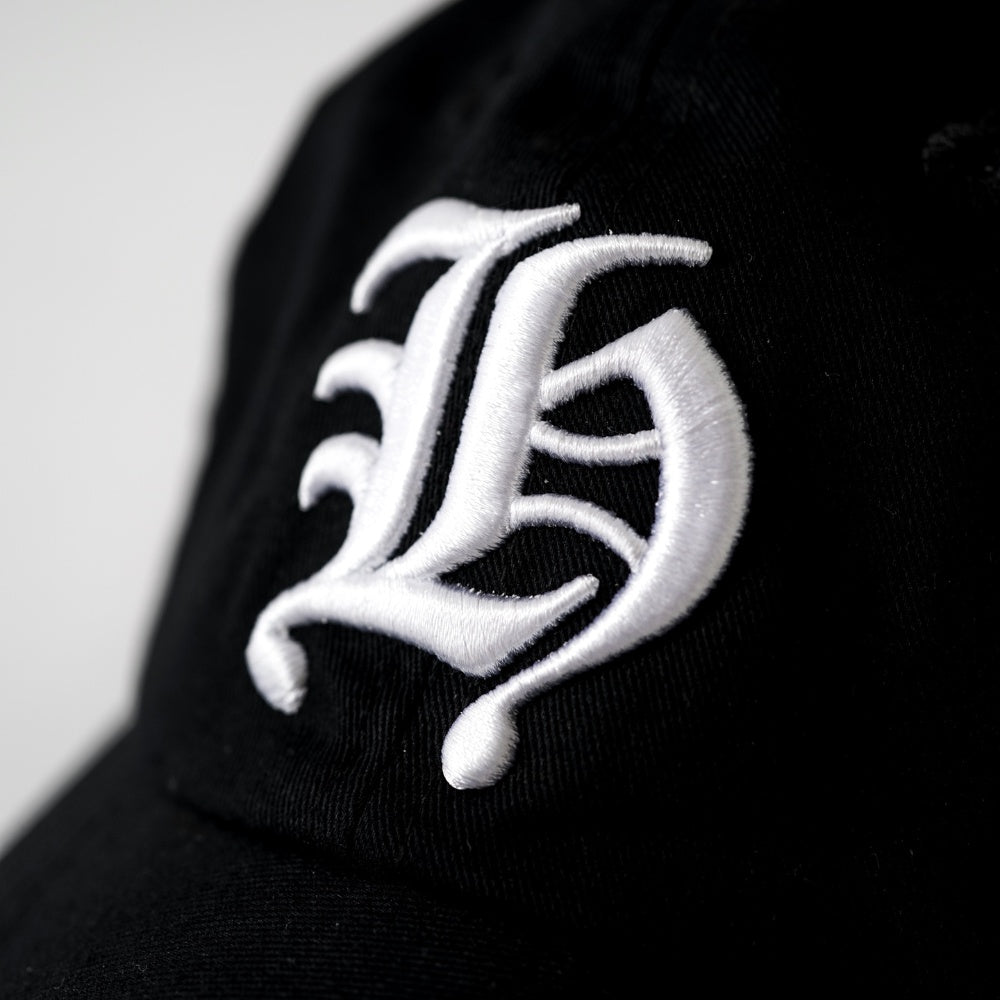 Hierarchy Studios -  Gothic H Stitched Baseball Cap Black