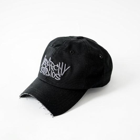 Hierarchy Studios - Graffiti Half Cut Baseball Cap Black