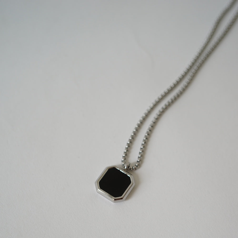 Hierarchy Studios - Black Square Necklace