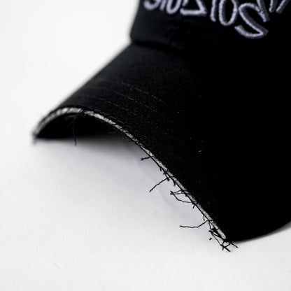 Hierarchy Studios - Graffiti Half Cut Baseball Cap Black