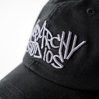 Hierarchy Studios - Graffiti Half Cut Baseball Cap Black