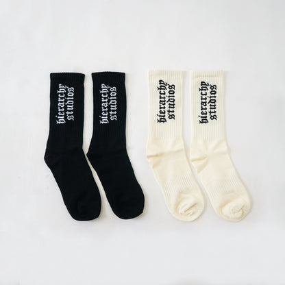 Hierarchy Studios - Wide Logo Socks