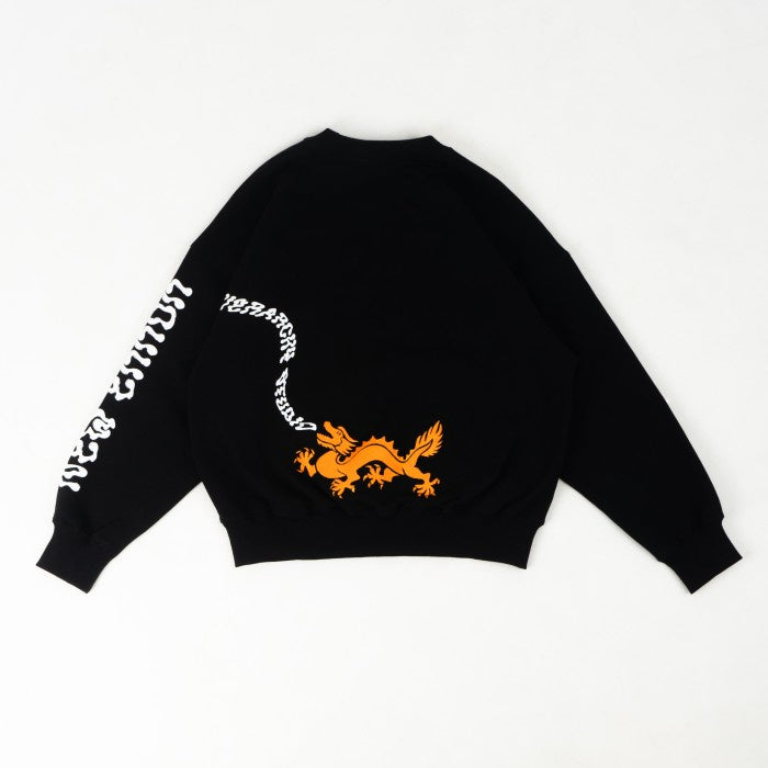 HIERARCHY STUDIOS New Error - Black Sovereign Oversized Sweatshirt