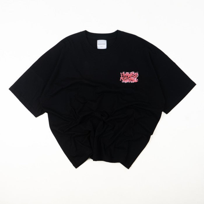 HIERARCHY STUDIOS New Error - Black Street Wide Oversized T-Shirt